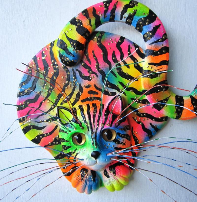 Gatinho em enfeite de parede