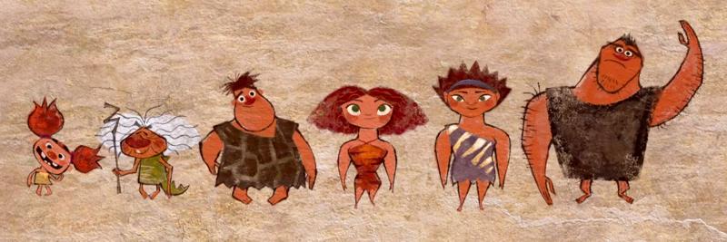 Evolução humana Cave Croods Animation