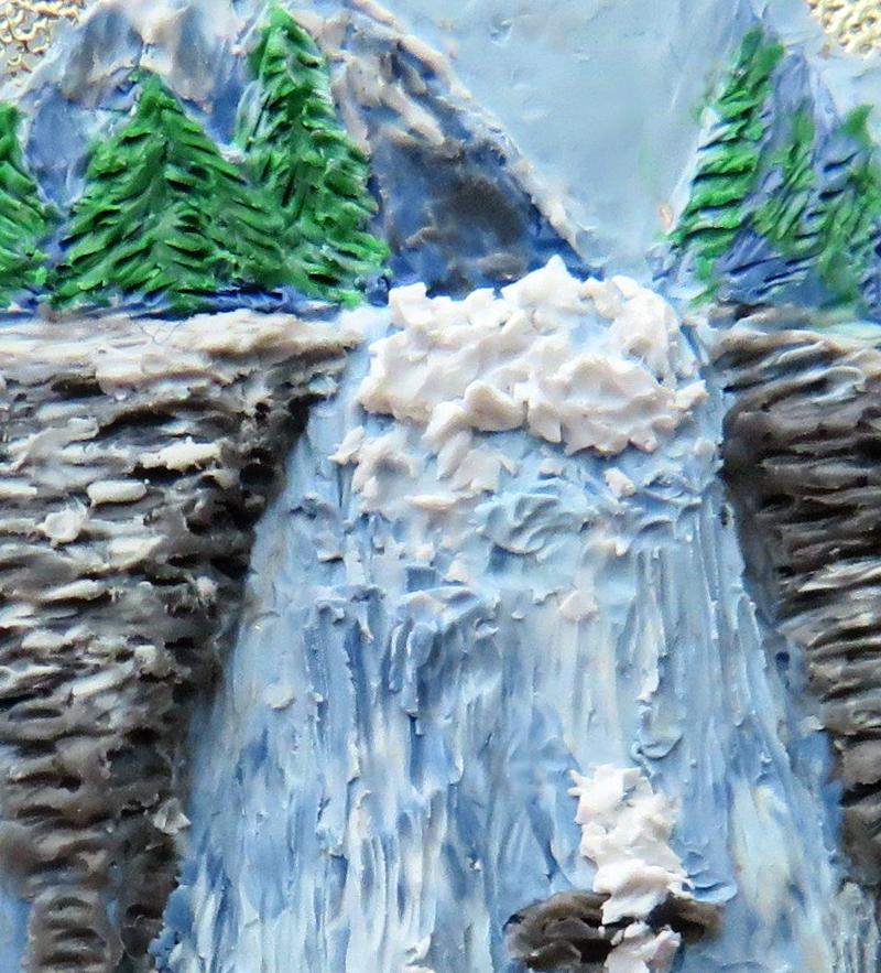 Escultura de cachoeira