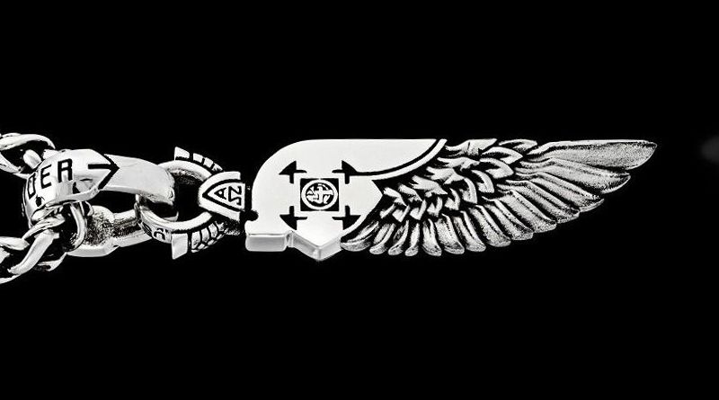 Chaveiro asas de anjo Moda para motociclistas