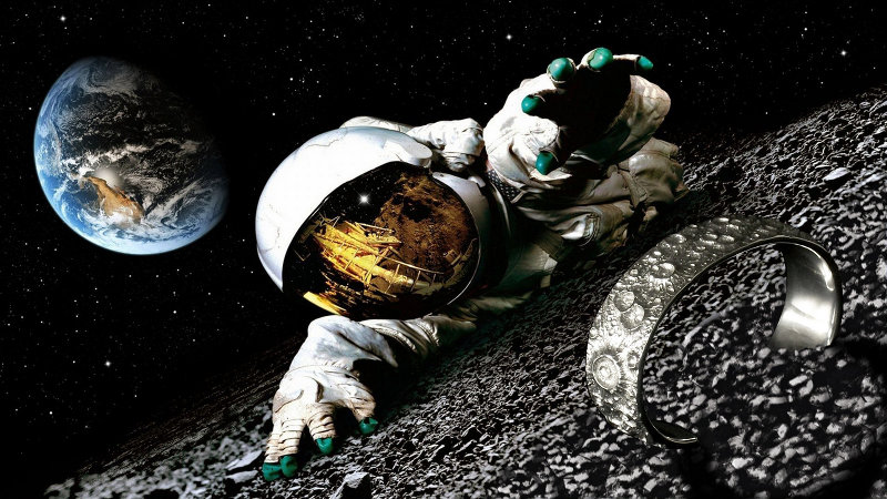Astronauta faz achado na Lua
