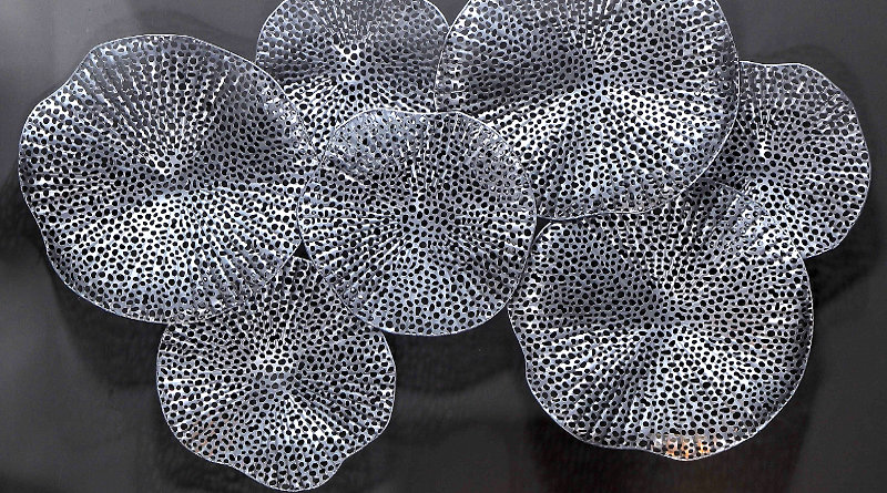 Flor de Lótus de metal para paredes