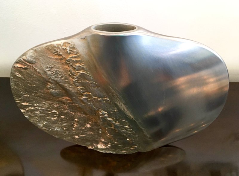 Vaso modelado com pewter