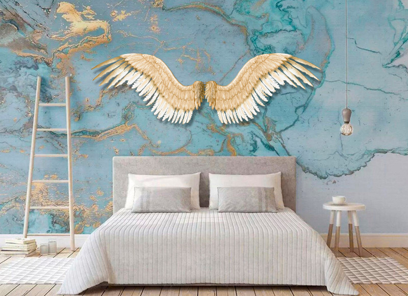 Cabeceira de cama de metal