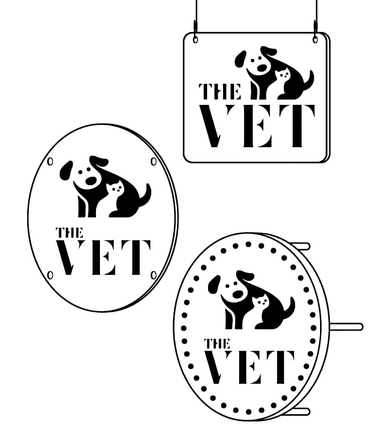 Logomarca para clínica veterinária
