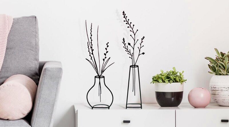Vasos para plantas com design minimalista