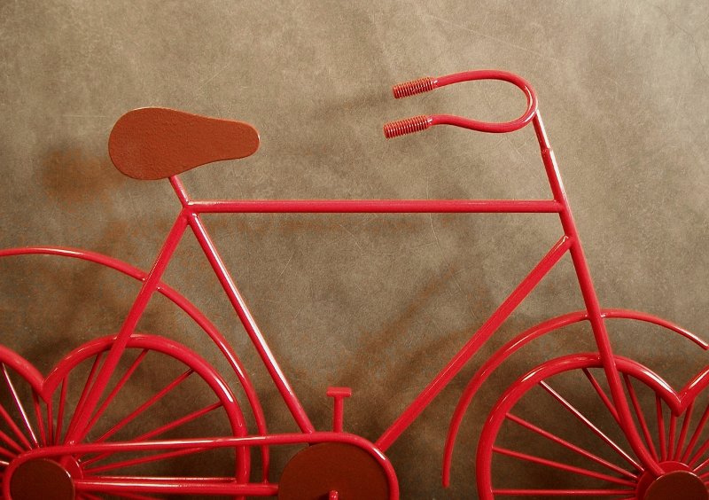 Bicicleta decorativa de ferro